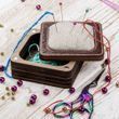 Pincushion Kit &ndash; &ldquo;Square with Box&rdquo; FLTL-060