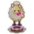 Wooden Bead Embroidery Kit &ndash; &ldquo;Easter Egg Stand &ndash; Lamb With Bow&rdquo; FLK-332 FLK-332 photo 6