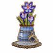 Wooden Bead Embroidery Kit &ndash; &ldquo;Crocuses In A Jug&rdquo; FLK-413 FLK-413 photo 6