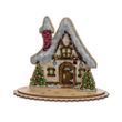 Wooden Cross-Stitch Kit &ndash; &ldquo;Christmas Cottage&rdquo; FLW-047 FLW-047 photo 6