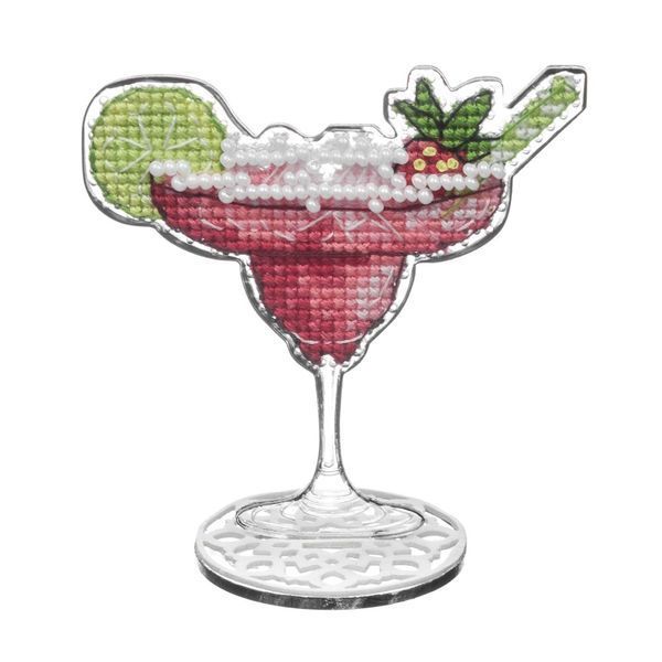 Plastic Cross-Stitch Kit &ndash; "Daiquiri" (Double-Sided) FLX-031