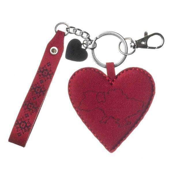 Faux Leather Cross-Stitch Kit &ndash; &ldquo;Bag Charm &ndash; Zhytomyr Region&rdquo; FLHL-145