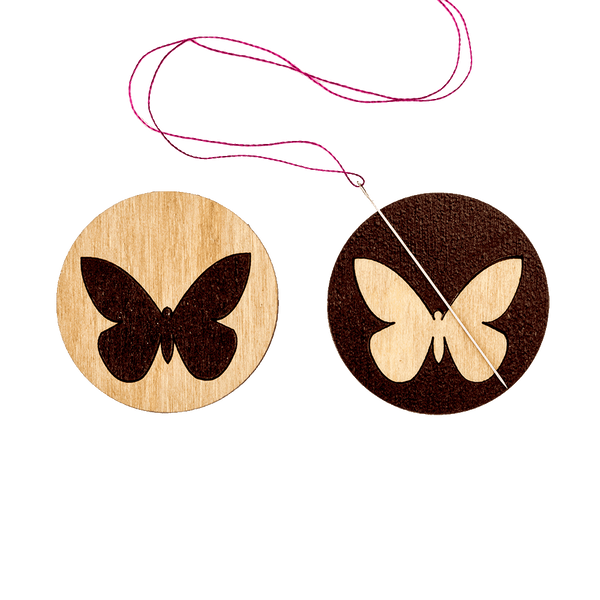 Needle Minder &ndash; &ldquo;Wooden, Double-Sided&rdquo; FLMH-001(W)