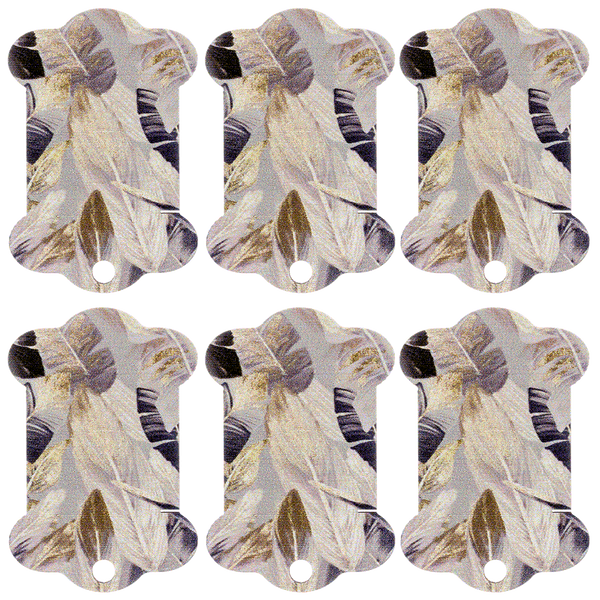 Floss Bobbins &ndash; &ldquo;Feathers&rdquo; FLC-108(S) (6 pcs)