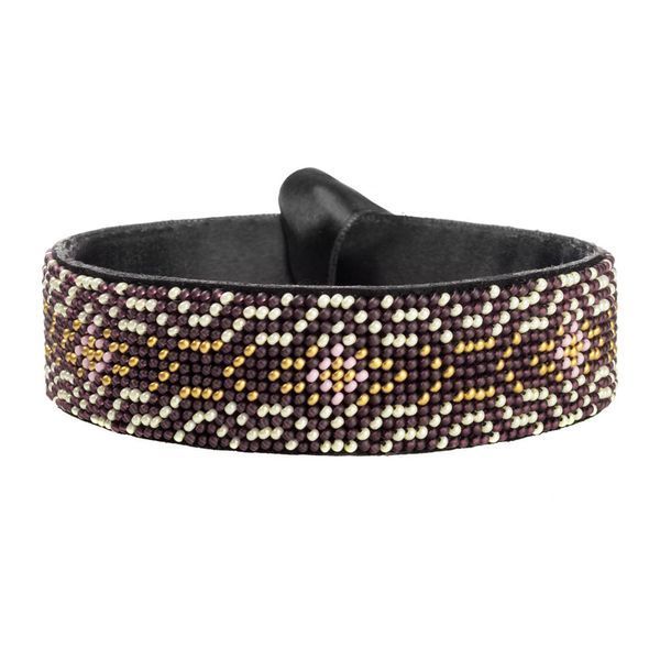 Faux Leather Bead Embroidery Kit &ndash; &ldquo;Choker&rdquo; (3 &times; 30 cm) FLBB-142 Black