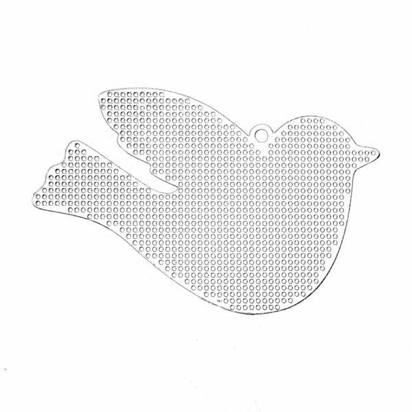 Plastic Embroidery Blank &ndash; &ldquo;Bird&rdquo; FLBE(PL)-007