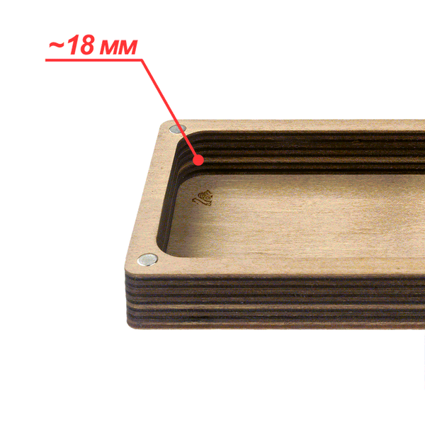 Bobbin Organizer Box &ndash; &ldquo;Dark Rectangular&rdquo; + 28 bobbins FLZB(N)-042