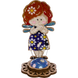 Wooden Bead Embroidery Kit &ndash; &ldquo;Pincushion &ndash; Girl In Blue&rdquo; FLK-282 FLK-282 photo 3