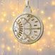 Faux Leather Bead Embroidery Kit &ndash; &ldquo;Bauble Christmas Ornament&rdquo; (Double-Sided) FLBB-129 Light Beige FLBB-129 photo 1