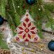 Bead Embroidery Kit (Plastic Base) &ndash; &ldquo;Christmas Ornament &ndash; Christmas Tree&rdquo; FLPL-019 FLPL-019 photo 1