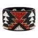 Faux Leather Bead Embroidery Kit &ndash; &ldquo;Bracelet&rdquo; (4 &times; 22 cm) FLBB-099 Black FLBB-099 photo 3
