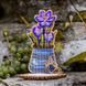 Wooden Bead Embroidery Kit &ndash; &ldquo;Crocuses In A Jug&rdquo; FLK-413 FLK-413 photo 1