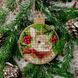 Wooden Bead Embroidery Kit &ndash; &ldquo;Christmas Ornament &ndash; Festive Bunny&rdquo; FLK-463 FLK-463 photo 1