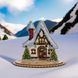 Wooden Cross-Stitch Kit &ndash; &ldquo;Christmas Cottage&rdquo; FLW-047 FLW-047 photo 1
