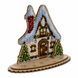 Wooden Cross-Stitch Kit &ndash; &ldquo;Christmas Cottage&rdquo; FLW-047 FLW-047 photo 4