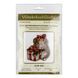 Wooden Cross-Stitch Kit &ndash; &ldquo;Christmas Ornament &ndash; Christmas Hamster&rdquo; FLW-055 FLW-055 photo 4