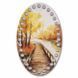 Floss Organizer &ndash; &ldquo;Autumn Bridge, Oval&rdquo; FLZ(P)-099 FLZ(P)-099 photo 2