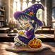 Wooden Cross-Stitch Kit &ndash; &ldquo;Little Witch In Purple&rdquo; FLW-072 FLW-072 photo 1