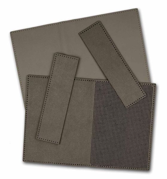 Faux Leather Embroidery Blank &ndash; &ldquo;Passport Cover&rdquo; FLBE(BB)-026 Walnut