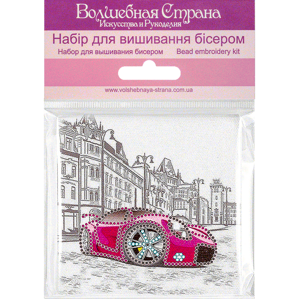 Bead embroidery magnet FLA-140