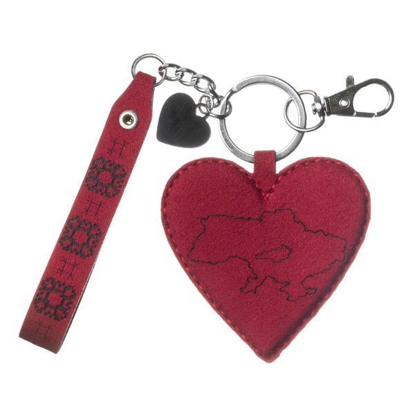 Faux Leather Cross-Stitch Kit &ndash; &ldquo;Bag Charm &ndash; Kirovohrad Region&rdquo; FLHL-154