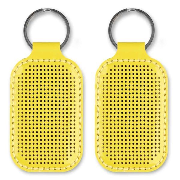 Faux Leather Embroidery Blank &ndash; &ldquo;Keychain&rdquo; FLBE(BB)-074 Yellow