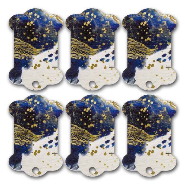 Floss Bobbins &ndash; &ldquo;Starry Night&rdquo; FLC-117(S) (6 pcs)