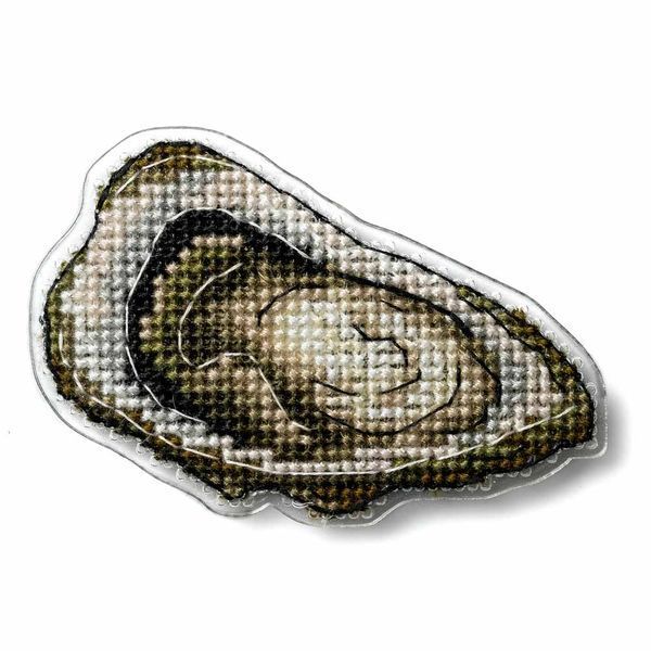 Plastic Cross-Stitch Kit &ndash; "Oyster" (Double-Sided) FLX-096