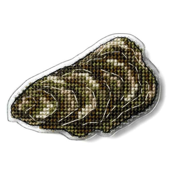 Plastic Cross-Stitch Kit &ndash; "Oyster" (Double-Sided) FLX-096