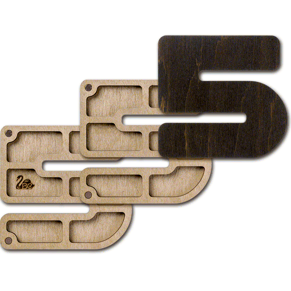 Bead Organizer &ndash; &ldquo;Digit 5 (Numbers and Symbols)&rdquo; FLZB-176(5)