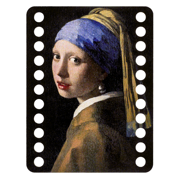 Floss Organizer &ndash; &ldquo;Girl with a Pearl Earring, Rectangular&rdquo; FLZ(P)-024