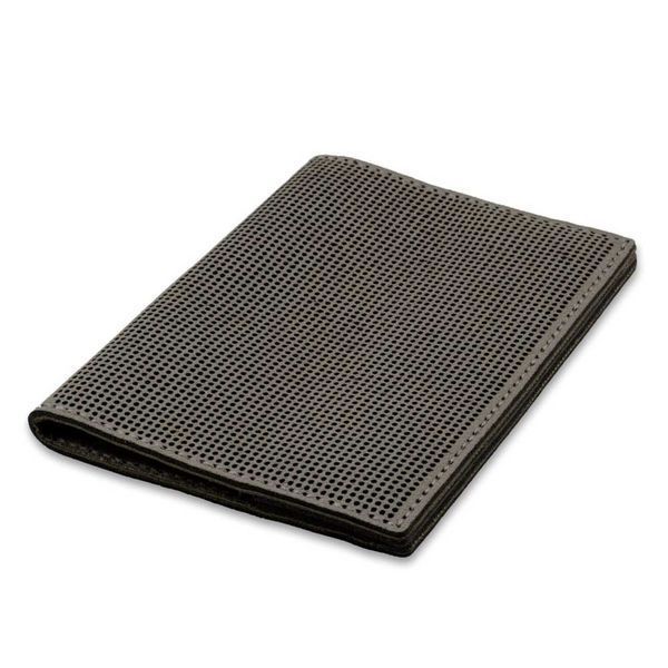 Faux Leather Embroidery Blank &ndash; &ldquo;Passport Cover&rdquo; FLBE(BB)-026 Walnut