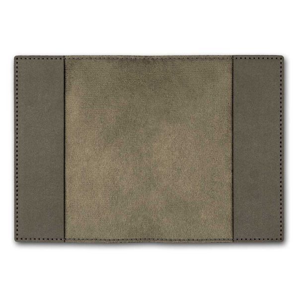 Faux Leather Embroidery Blank &ndash; &ldquo;Passport Cover&rdquo; FLBE(BB)-026 Walnut