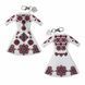 Faux Leather Cross-Stitch Kit &ndash; &ldquo;Bag Charm Dress. Bold Red Pattern&rdquo; FLHL-133 FLHL-133 photo 2