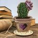 Wooden Bead Embroidery Kit &ndash; &ldquo;Cactus&rdquo; FLK-190 FLK-190 photo 3