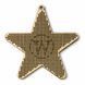 Wooden Embroidery Blank &ndash; &ldquo;Star&rdquo; FLBE(K)-004 FLBE(K)-004 photo 1