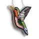 Bead Embroidery Kit (Plastic Base) &ndash; &ldquo;Ruby-Throated Hummingbird&rdquo; (Double-Sided) FLPL-089 FLPL-089 photo 5