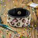 Faux Leather Bead Embroidery Kit &ndash; &ldquo;Bracelet&rdquo; (3 &times; 17 cm) FLBB-108 Black FLBB-108 photo 1