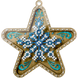 Wooden Bead Embroidery Kit &ndash; &ldquo;Christmas Ornament &ndash; Snowy Star&rdquo; FLK-372 FLK-372 photo 3