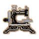 Wooden Bead Embroidery Kit &ndash; &ldquo;Christmas Ornament &ndash; Classic Sewing Machine&rdquo; FLK-516 FLK-516 photo 4