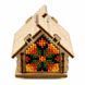 Wooden Bead Embroidery Kit &ndash; &ldquo;Cozy House&rdquo; FLK-557 FLK-557 photo 4