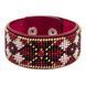 Faux Leather Bead Embroidery Kit &ndash; &ldquo;Bracelet&rdquo; (3 &times; 22 cm) FLBB-151 Red FLBB-151 photo 3