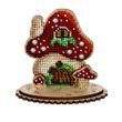 Wooden Bead Embroidery Kit &ndash; &ldquo;Toadstool House&rdquo; FLK-558 FLK-558 photo 6