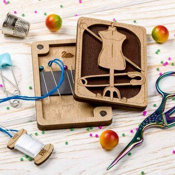 Magnetic Needle Case Rectangular &ndash; &ldquo;Dress Form&rdquo; FLZB(N)-029