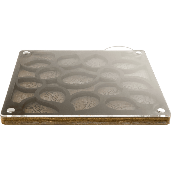 Bead Organizer Box &ndash; &ldquo;Autumn Leaves&rdquo;, With Clear Lid FLZB-042