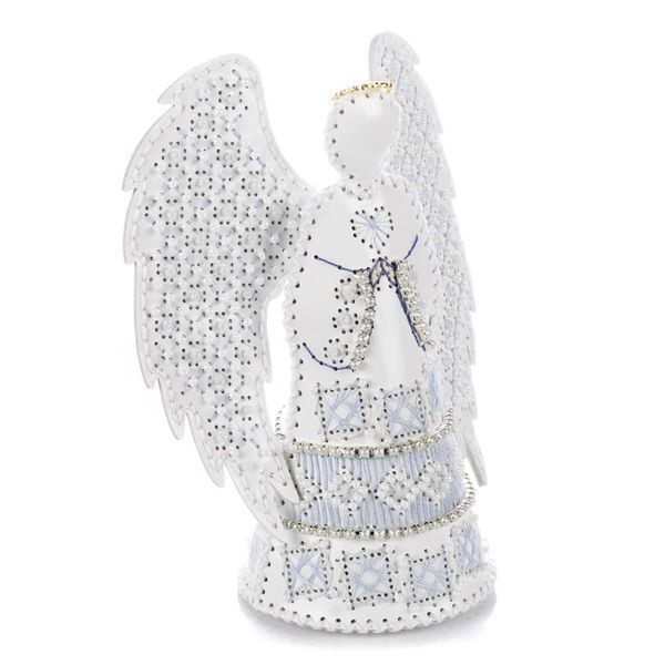 Faux Leather Cross-Stitch Kit &ndash; &ldquo;Angel of Heavenly Light&rdquo; FLHL-173