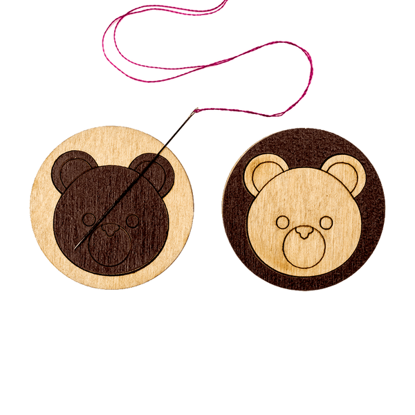 Needle Minder &ndash; &ldquo;Wooden, Double-Sided&rdquo; FLMH-021(W)