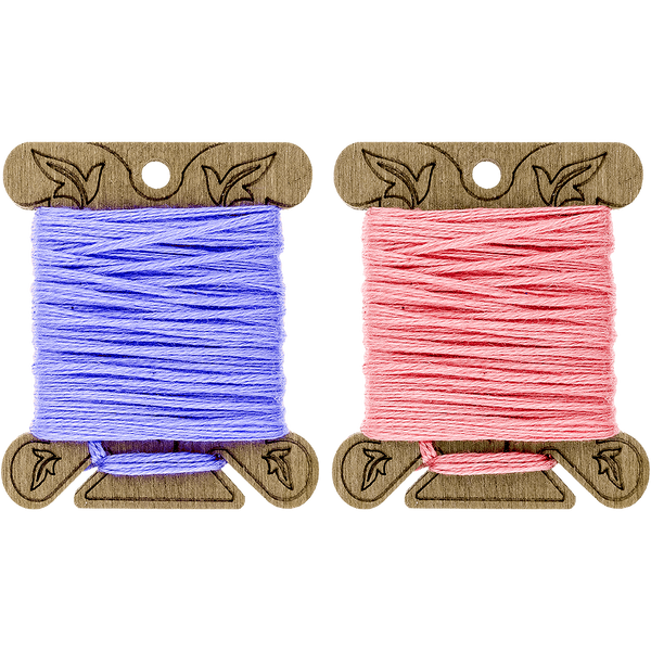 Floss Bobbins &ndash; &ldquo;Flowers&rdquo; FLC-067(S) (10 pcs)