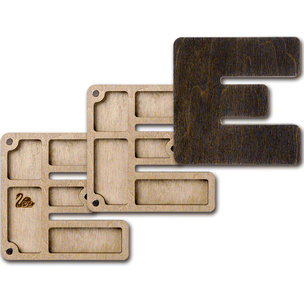 Bead Organizer &ndash; &ldquo;Letter Е (Alphabet)&rdquo; FLZB-127(Е)