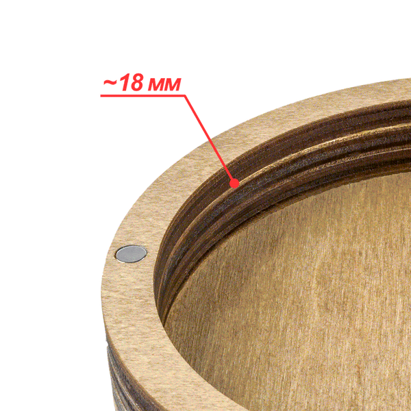Bobbin Organizer Box &ndash; &ldquo;Dark Round&rdquo; + 18 bobbins FLZB(N)-052